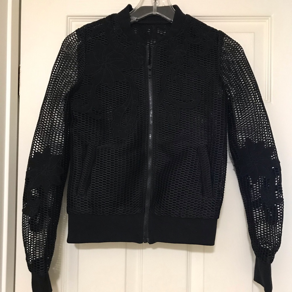 Blk bomber jacket